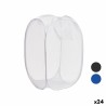 Cesto per i Panni Sporchi Kipit 1033 1033 Azzurro Bianco Nero Plastica 33 x 33 x 58 cm 58 x 0,5 x 37 cm (24 Unità)