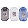 Cesto per i Panni Sporchi Kipit 1033 1033 Azzurro Bianco Nero Plastica 33 x 33 x 58 cm 58 x 0,5 x 37 cm (24 Unità)