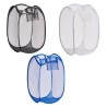 Cesto per i Panni Sporchi Kipit 1033 1033 Azzurro Bianco Nero Plastica 33 x 33 x 58 cm 58 x 0,5 x 37 cm (24 Unità)