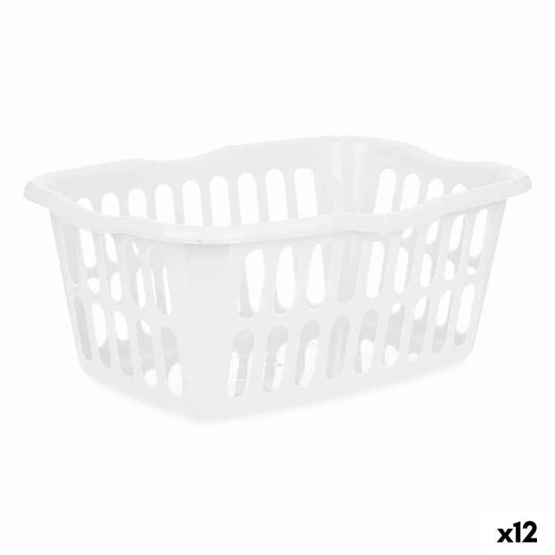 Cesto Kipit 8067-W 8067-W Bianco polipropilene 50 L (12 Unità)