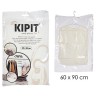Sacchetti sottovuoto Kipit 58096 Trasparente Polietilene Plastica 60 x 90 cm (12 Unità)