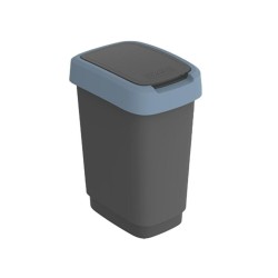 Secchio della spazzatura Rotho Twist Blue Azzurro Plastica 25 L