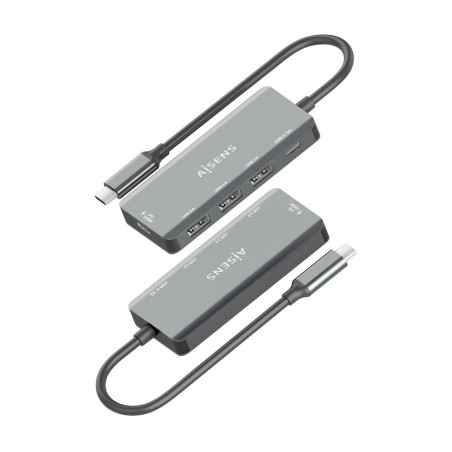 Hub USB Aisens A109-0945 Grigio 100 W