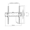 Supporto da Parete GEMBIRD WM-55T-02 32" 55" 40 kg