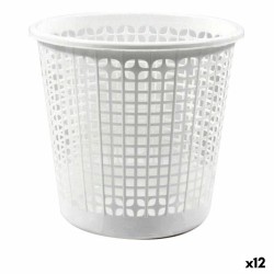 Cestino Dem Office Bianco (12 Unità) (ø 27 x 25,5 cm)