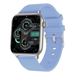Smartwatch Trevi T-FIT 201 A Azzurro Argentato 1,85" 47 mm