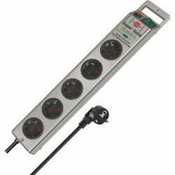 Multipresa 5 Prese con Interruttore Brennenstuhl Super-Solid 3600 W (2,5 m)