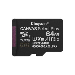 Scheda Di Memoria Micro SD con Adattatore Kingston SDCS3/64GBSP 64 GB