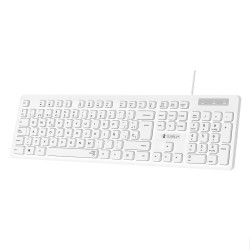 Tastiera Subblim SUBKBC-0SSK51 Bianco Qwerty in Spagnolo