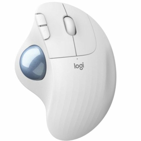 Mouse senza Fili Logitech ERGO M575 Bianco