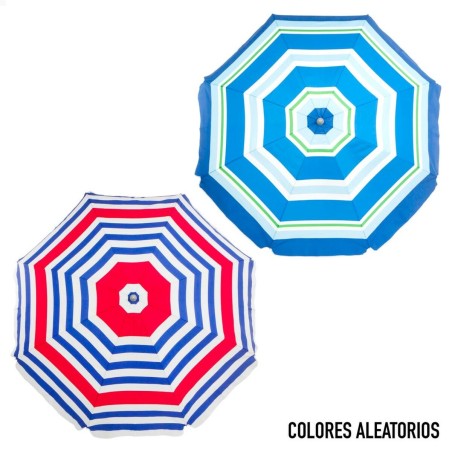 Ombrellone Aktive Azzurro Rosso Ø 200 cm 200 x 196 x 200 cm UV50 (6 Unità)