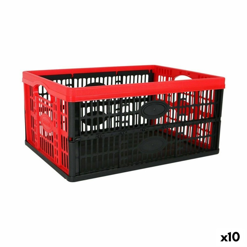 Scatola Pieghevole con Manici Tontarelli Voilà Rosso 47,5 x 35 x 23,6 cm (10 Unità) Scatola Pieghevole con Manici Tontarelli Voilà Rosso 47,5 x 35 x 23,6 cm (10 Unità)