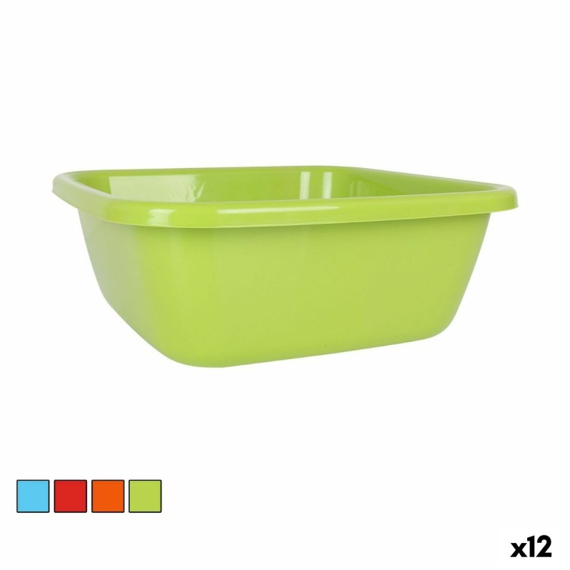 Bacinella Dem Colors 15 L 38 x 38 x 15 cm (12 Unità) Bacinella Dem Colors 15 L 38 x 38 x 15 cm (12 Unità)