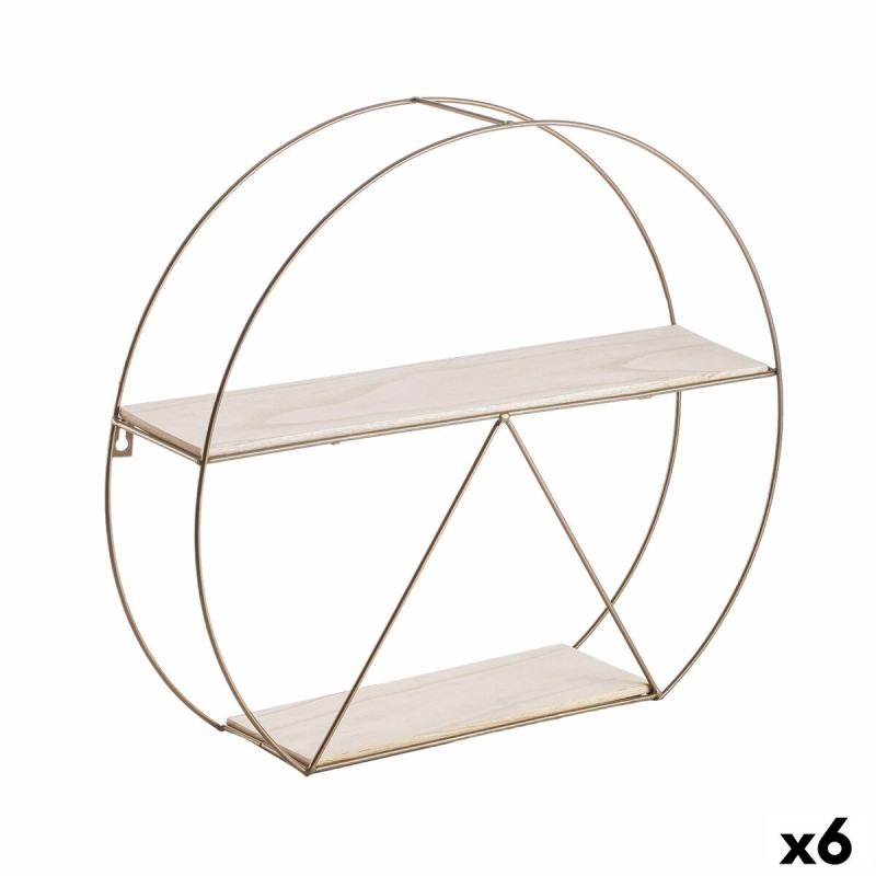 Scaffale Vinthera Moa Dorato Acciaio 50 x 12 cm (6 Unità) Scaffale Vinthera Moa Dorato Acciaio 50 x 12 cm (6 Unità)