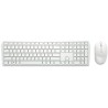 Tastiera e Mouse Wireless Dell KM5221W-WH Bianco Qwerty US