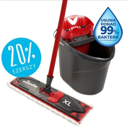 Spazzolone Vileda Ultramax XL Box Nero Rosso Microfibra