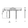 Supporto TV MacLean MC-843 10 kg