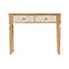 Ingresso con 2 Cassetti Gift Decor 34 34 Bianco Marrone 98 x 77 x 42 cm Curva
