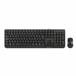 Tastiera e Mouse Ottico NGS NGS-KEYBOARD-0271 Nero