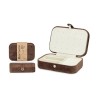 Scatola-Portagioie Marrone Velluto (16,2 x 6 x 11,5 cm) (12 Unità)
