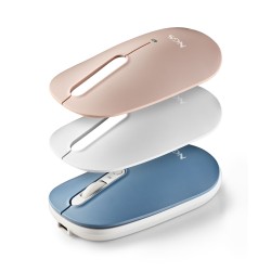 Mouse NGS SHELL-RB Azzurro 1600 dpi