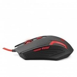 Mouse Esperanza EGM205R Nero Rosso 2400 dpi