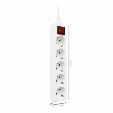 Multipresa 5 Prese con Interruttore Ewent EW3916 (1,5 m)