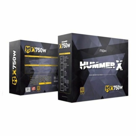 Fonte di alimentazione Gaming Nox-Xtreme Hummer X750W ATX 750 W 80 Plus Gold