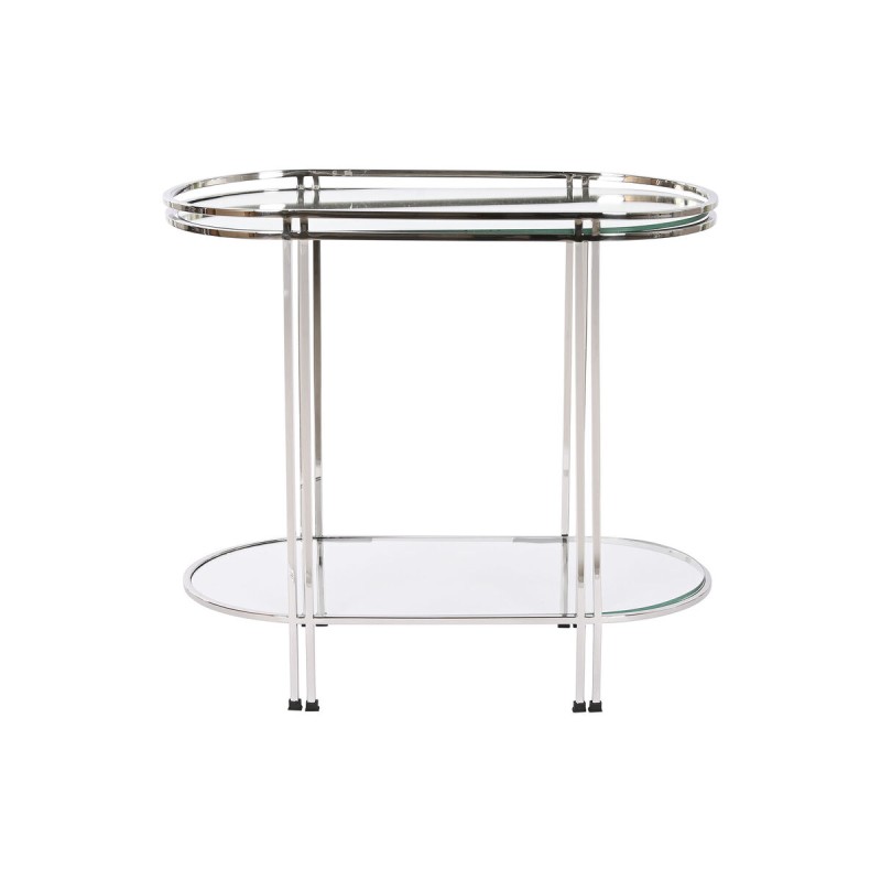 Tavolo aggiuntivo Home ESPRIT Argentato Acciaio Specchio 70 x 35 x 63 cm Tavolo aggiuntivo Home ESPRIT Argentato Acciaio Specchio 70 x 35 x 63 cm