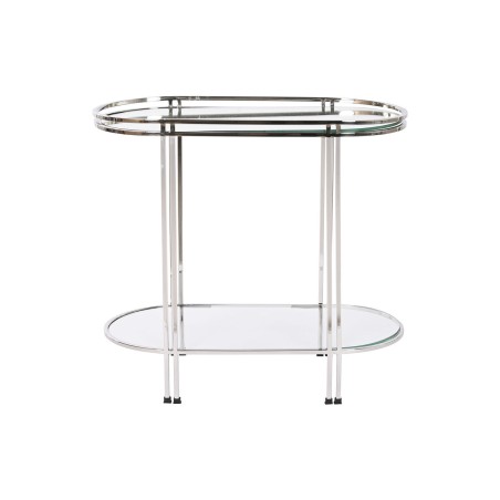 Tavolo aggiuntivo Home ESPRIT Argentato Acciaio Specchio 70 x 35 x 63 cm