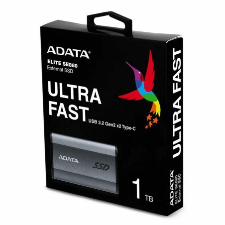 Hard Disk Esterno Adata AELI-SE880-1TCGY 1 TB SSD 2,5"