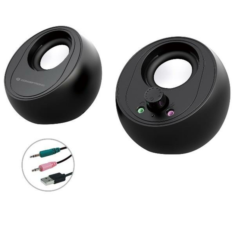 Altoparlanti PC Conceptronic BJORN01B Nero 10 W Altoparlanti PC Conceptronic BJORN01B Nero 10 W
