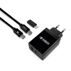 Caricabatterie da Parete Subblim SUBCHG-3WPD11 Nero