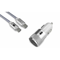 Caricabatterie per Auto Subblim SUBCHG-5CPD10 Nero Acciaio 20 W
