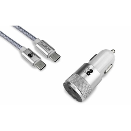 Caricabatterie per Auto Subblim SUBCHG-5CPD10 Nero Acciaio 20 W