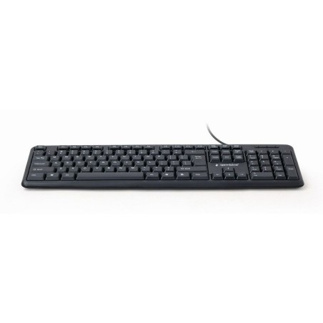 Tastiera GEMBIRD KB-U-103-RU Nero Monocromatica Inglese Russo QWERTY