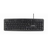 Tastiera GEMBIRD KB-U-103-RU Nero Monocromatica Inglese Russo QWERTY
