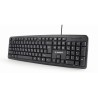 Tastiera GEMBIRD KB-U-103-RU Nero Monocromatica Inglese Russo QWERTY