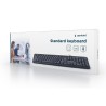Tastiera GEMBIRD KB-U-103-RU Nero Monocromatica Inglese Russo QWERTY