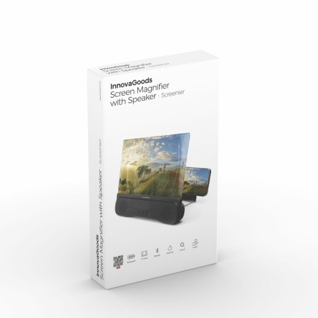 Schermo Amplificatore per Cellulari con Altoparlante Ricaricabile Screenier InnovaGoods