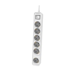 Multipresa 6 Prese con Interruttore Philips CHP2164W/62 (1,5 m)