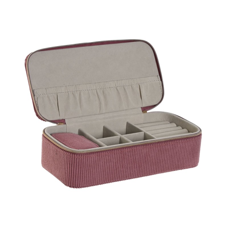 Scatola-Portagioie Home ESPRIT Crema Magenta 20,5 x 10 x 6 cm (2 Pezzi) Scatola-Portagioie Home ESPRIT Crema Magenta 20,5 x 10 x 6 cm (2 Pezzi)