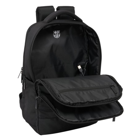 Zaino per Portatile F.C. Barcelona Premium Nero 29 x 44 x 15 cm