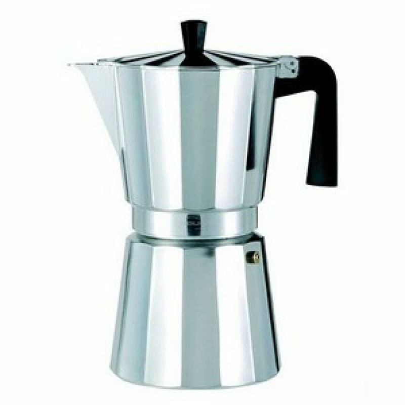 Caffettiera Italiana Valira VITRO 6T Argentato Alluminio 6 Tazze Caffettiera Italiana Valira VITRO 6T Argentato Alluminio 6 Tazze