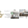 Tavolo aggiuntivo Vinthera Moa Bianco Beige 38 x 43 cm (4 Unità)
