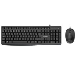 Tastiera e Mouse Nilox NXKME0012 Nero