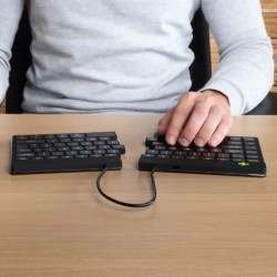 Tastiera e Mouse R-Go RGOSBESWLBL Nero Spagnolo QWERTY