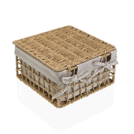 Cesto per i Panni Versa Nadir Marrone Alghe marine 23 x 12,5 x 23 cm