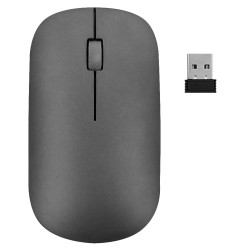 Mouse senza Fili T'NB iClick Nero Acciaio 1600 dpi