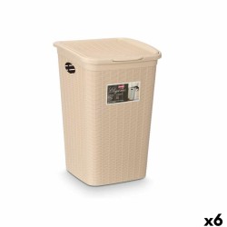 Secchio contenitore Stefanplast 30084 Crema Plastica 50 L 36 x 54,5 x 38 cm (6 Unità)